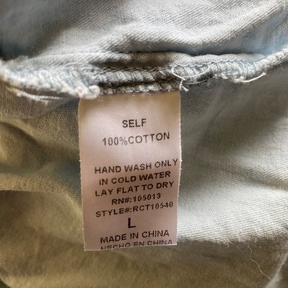 Rockin G long sleeve western inspired shirt large - Picture 9 of 9